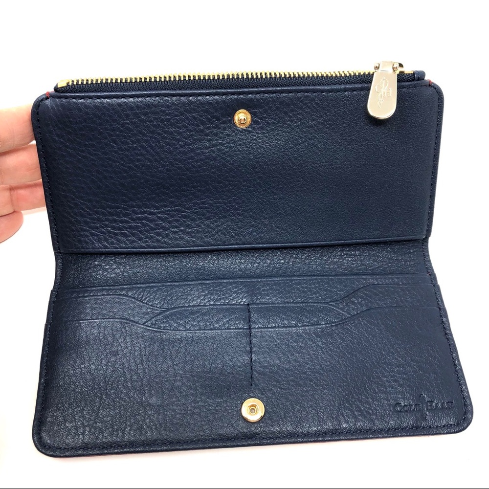 COLE HAAN brick red wallet, NWOT - Picture 7 of 9